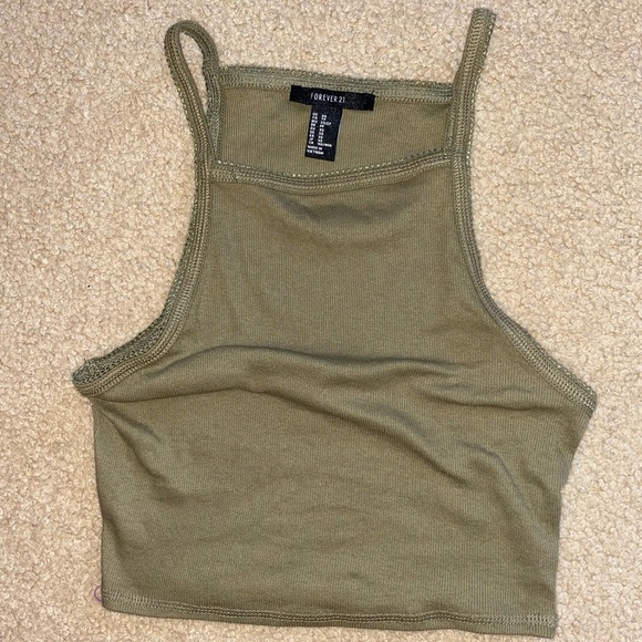 cropped race back tank - Picture 4 of 5